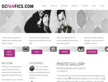Tablet Screenshot of gcfanfics.com